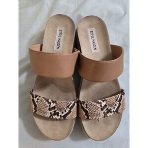 Steve Madden JadeyEspadrille Mule Platform‎ Sandals 9.5